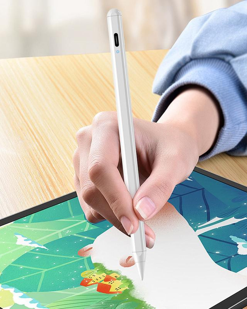 Stylus Pen for Ipad, Faster Charge, Tilt Sensitivity Palm Rejection Active Touch Screen Pencil Compatible with Ipad for 6/7/8/9/10, Pro 11/12.9/13/M4, Air 3/4/5/6/M2, Mini 5/6/7Th(2018-2024)
