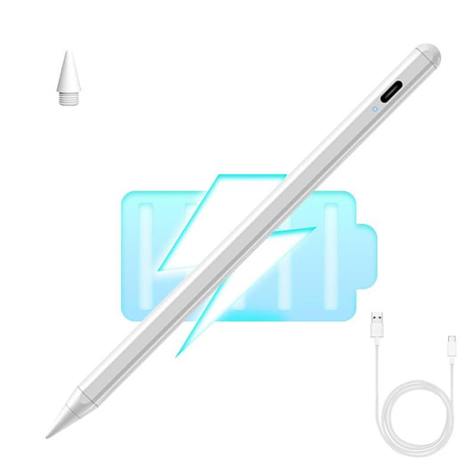 Stylus Pen for Ipad, Faster Charge, Tilt Sensitivity Palm Rejection Active Touch Screen Pencil Compatible with Ipad for 6/7/8/9/10, Pro 11/12.9/13/M4, Air 3/4/5/6/M2, Mini 5/6/7Th(2018-2024)